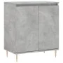 Betongraues Sperrholz-Sideboard 60x35x70 cm von vidaXL, Sideboards - Ref: Foro24-827152, Preis: 60,19 €, Rabatt: %