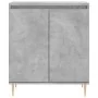 Betongraues Sperrholz-Sideboard 60x35x70 cm von vidaXL, Sideboards - Ref: Foro24-827152, Preis: 60,19 €, Rabatt: %
