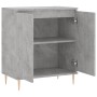 Betongraues Sperrholz-Sideboard 60x35x70 cm von vidaXL, Sideboards - Ref: Foro24-827152, Preis: 60,98 €, Rabatt: %