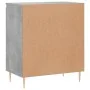 Betongraues Sperrholz-Sideboard 60x35x70 cm von vidaXL, Sideboards - Ref: Foro24-827152, Preis: 60,19 €, Rabatt: %