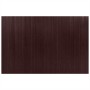 Biombo divisor bambú marrón oscuro 250x165 cm