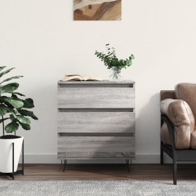 Sonoma graues Sperrholz-Sideboard 60x35x70 cm von vidaXL, Sideboards - Ref: Foro24-827186, Preis: 77,51 €, Rabatt: %