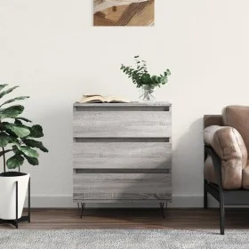 Sonoma graues Sperrholz-Sideboard 60x35x70 cm von vidaXL, Sideboards - Ref: Foro24-827186, Preis: 75,93 €, Rabatt: %