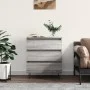 Sonoma gray plywood sideboard 60x35x70 cm by vidaXL, Sideboards - Ref: Foro24-827186, Price: 76,31 €, Discount: %