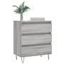 Sonoma graues Sperrholz-Sideboard 60x35x70 cm von vidaXL, Sideboards - Ref: Foro24-827186, Preis: 75,93 €, Rabatt: %