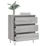 Aparador de madera contrachapada gris Sonoma 60x35x70 cm de vidaXL, Aparadores - Ref: Foro24-827186, Precio: 76,31 €, Descuen...