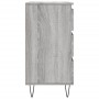 Aparador de madera contrachapada gris Sonoma 60x35x70 cm de vidaXL, Aparadores - Ref: Foro24-827186, Precio: 80,13 €