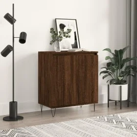 Aparador madera contrachapada marrón roble 60x35x70 cm de vidaXL, Aparadores - Ref: Foro24-827163, Precio: 67,49 €, Descuento: %