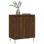 Aparador madera contrachapada marrón roble 60x35x70 cm de vidaXL, Aparadores - Ref: Foro24-827163, Precio: 68,49 €