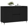 Aparador de madera de ingeniería negro 104x35x70 cm de vidaXL, Aparadores - Ref: Foro24-827197, Precio: 97,79 €, Descuento: %