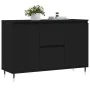 Schwarzes Sideboard aus Holzwerkstoff, 104 x 35 x 70 cm von vidaXL, Sideboards - Ref: Foro24-827197, Preis: 102,75 €, Rabatt: %