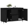 Aparador de madera de ingeniería negro 104x35x70 cm de vidaXL, Aparadores - Ref: Foro24-827197, Precio: 97,79 €, Descuento: %