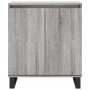 Sonoma graues Sperrholz-Sideboard 60x35x70 cm von vidaXL, Sideboards - Ref: Foro24-827170, Preis: 78,65 €, Rabatt: %