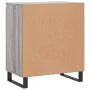 Sonoma graues Sperrholz-Sideboard 60x35x70 cm von vidaXL, Sideboards - Ref: Foro24-827170, Preis: 77,45 €, Rabatt: %