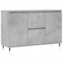 Grauer Beton-Engineered-Holz-Sideboard 104x35x70 cm von vidaXL, Sideboards - Ref: Foro24-827200, Preis: 93,44 €, Rabatt: %