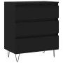 Schwarzes Sperrholz-Sideboard 60x35x70 cm von vidaXL, Sideboards - Ref: Foro24-827181, Preis: 80,03 €, Rabatt: %