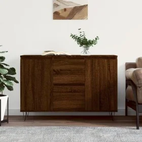 Oak brown engineered wood sideboard 104x35x70 cm by vidaXL, Sideboards - Ref: Foro24-827211, Price: 89,48 €, Discount: %