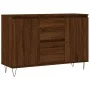 Aparador de madera de ingeniería marrón roble 104x35x70 cm de vidaXL, Aparadores - Ref: Foro24-827211, Precio: 89,47 €, Descu...