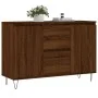 Aparador de madera de ingeniería marrón roble 104x35x70 cm de vidaXL, Aparadores - Ref: Foro24-827211, Precio: 89,47 €, Descu...