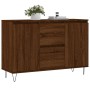 Oak brown engineered wood sideboard 104x35x70 cm by vidaXL, Sideboards - Ref: Foro24-827211, Price: 93,86 €, Discount: %
