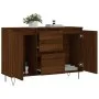 Aparador de madera de ingeniería marrón roble 104x35x70 cm de vidaXL, Aparadores - Ref: Foro24-827211, Precio: 89,47 €, Descu...