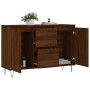 Oak brown engineered wood sideboard 104x35x70 cm by vidaXL, Sideboards - Ref: Foro24-827211, Price: 93,86 €, Discount: %