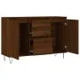 Aparador de madera de ingeniería marrón roble 104x35x70 cm de vidaXL, Aparadores - Ref: Foro24-827211, Precio: 89,47 €, Descu...