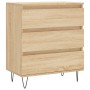 Sideboard aus Sonoma-Eichensperrholz, 60 x 35 x 70 cm von vidaXL, Sideboards - Ref: Foro24-827183, Preis: 71,32 €, Rabatt: %