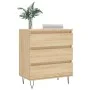 Sideboard aus Sonoma-Eichensperrholz, 60 x 35 x 70 cm von vidaXL, Sideboards - Ref: Foro24-827183, Preis: 70,39 €, Rabatt: %