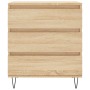 Sideboard aus Sonoma-Eichensperrholz, 60 x 35 x 70 cm von vidaXL, Sideboards - Ref: Foro24-827183, Preis: 71,32 €, Rabatt: %