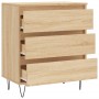 Sideboard aus Sonoma-Eichensperrholz, 60 x 35 x 70 cm von vidaXL, Sideboards - Ref: Foro24-827183, Preis: 71,32 €, Rabatt: %