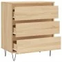 Sideboard aus Sonoma-Eichensperrholz, 60 x 35 x 70 cm von vidaXL, Sideboards - Ref: Foro24-827183, Preis: 70,39 €, Rabatt: %