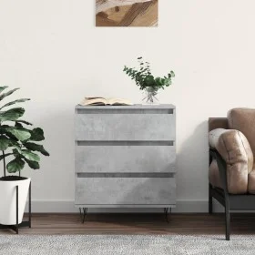 Betongraues Sperrholz-Sideboard 60x35x70 cm von vidaXL, Sideboards - Ref: Foro24-827184, Preis: 62,01 €, Rabatt: %