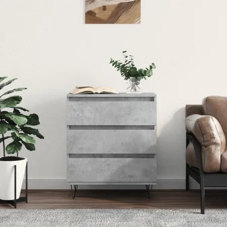 Concrete gray plywood sideboard 60x35x70 cm by vidaXL, Sideboards - Ref: Foro24-827184, Price: 62,33 €, Discount: %