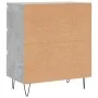 Concrete gray plywood sideboard 60x35x70 cm by vidaXL, Sideboards - Ref: Foro24-827184, Price: 62,33 €, Discount: %