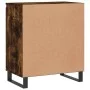 Sideboard aus geräuchertem Eichensperrholz, 60 x 35 x 70 cm von vidaXL, Sideboards - Ref: Foro24-827169, Preis: 64,36 €, Raba...