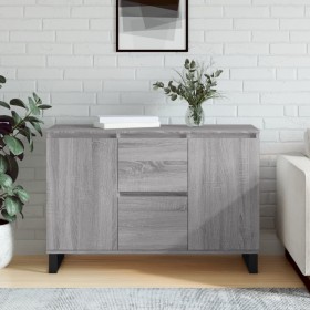 Aparador de madera de ingeniería gris Sonoma 104x35x70 cm de vidaXL, Aparadores - Ref: Foro24-827218, Precio: 97,14 €, Descue...