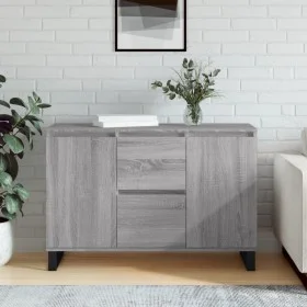 Sonoma gray engineered wood sideboard 104x35x70 cm by vidaXL, Sideboards - Ref: Foro24-827218, Price: 99,78 €, Discount: %