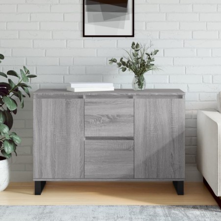 Sonoma graues Sideboard aus Holzwerkstoff, 104 x 35 x 70 cm von vidaXL, Sideboards - Ref: Foro24-827218, Preis: 97,14 €, Raba...