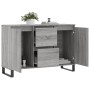 Sonoma graues Sideboard aus Holzwerkstoff, 104 x 35 x 70 cm von vidaXL, Sideboards - Ref: Foro24-827218, Preis: 97,14 €, Raba...