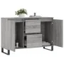 Sonoma graues Sideboard aus Holzwerkstoff, 104 x 35 x 70 cm von vidaXL, Sideboards - Ref: Foro24-827218, Preis: 95,59 €, Raba...