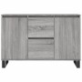 Sonoma graues Sideboard aus Holzwerkstoff, 104 x 35 x 70 cm von vidaXL, Sideboards - Ref: Foro24-827218, Preis: 97,14 €, Raba...