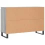 Sonoma graues Sideboard aus Holzwerkstoff, 104 x 35 x 70 cm von vidaXL, Sideboards - Ref: Foro24-827218, Preis: 95,59 €, Raba...