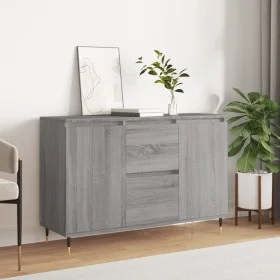 Sonoma graues Sideboard aus Holzwerkstoff, 104 x 35 x 70 cm von vidaXL, Sideboards - Ref: Foro24-827202, Preis: 96,47 €, Raba...