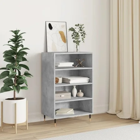 Concrete gray engineered wood tall sideboard 57x35x90 cm by vidaXL, Sideboards - Ref: Foro24-827224, Price: 54,91 €, Discount: %