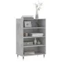 Concrete gray engineered wood tall sideboard 57x35x90 cm by vidaXL, Sideboards - Ref: Foro24-827224, Price: 54,91 €, Discount: %