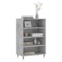 Hohes Sideboard aus betongrauem Holzwerkstoff, 57 x 35 x 90 cm von vidaXL, Sideboards - Ref: Foro24-827224, Preis: 55,58 €, R...