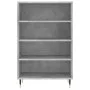 Concrete gray engineered wood tall sideboard 57x35x90 cm by vidaXL, Sideboards - Ref: Foro24-827224, Price: 54,91 €, Discount: %