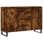 Aparador de madera de ingeniería roble ahumado 104x35x70 cm de vidaXL, Aparadores - Ref: Foro24-827217, Precio: 101,75 €, Des...
