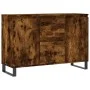 Sideboard aus geräuchertem Eichenholzwerkstoff, 104 x 35 x 70 cm von vidaXL, Sideboards - Ref: Foro24-827217, Preis: 93,55 €,...